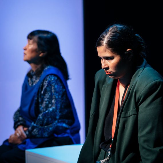 RICE by Michele Lee ;
Production ;
Cast: Zainab Hasan & Sarah Lam ;
Photo By Helen Murray
