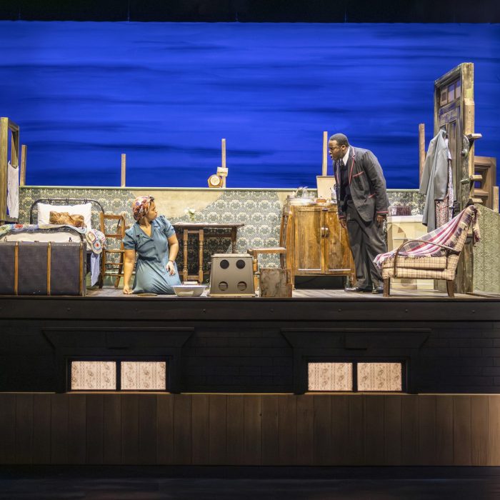 Anna Crichlow (Hortense) and Daniel Ward (Gilbert) in Small Island. Pamela Raith Photography (3)